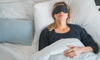 A woman improving her sleep