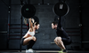 Man and a woman working out