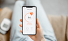 A person checking on their resting heart rate