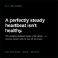 Sure! Here’s a rewritten version of your sentence using the provided product data: Against a black background, white and blue text highlights that a perfectly steady heartbeat isn’t healthy—and that heart rate variability (HRV) signals recovery and nervous system health, as explained in “The HRV Book: What Your Wearable is Actually Telling You and What You Can Do About It!” by Mode Method LLC.