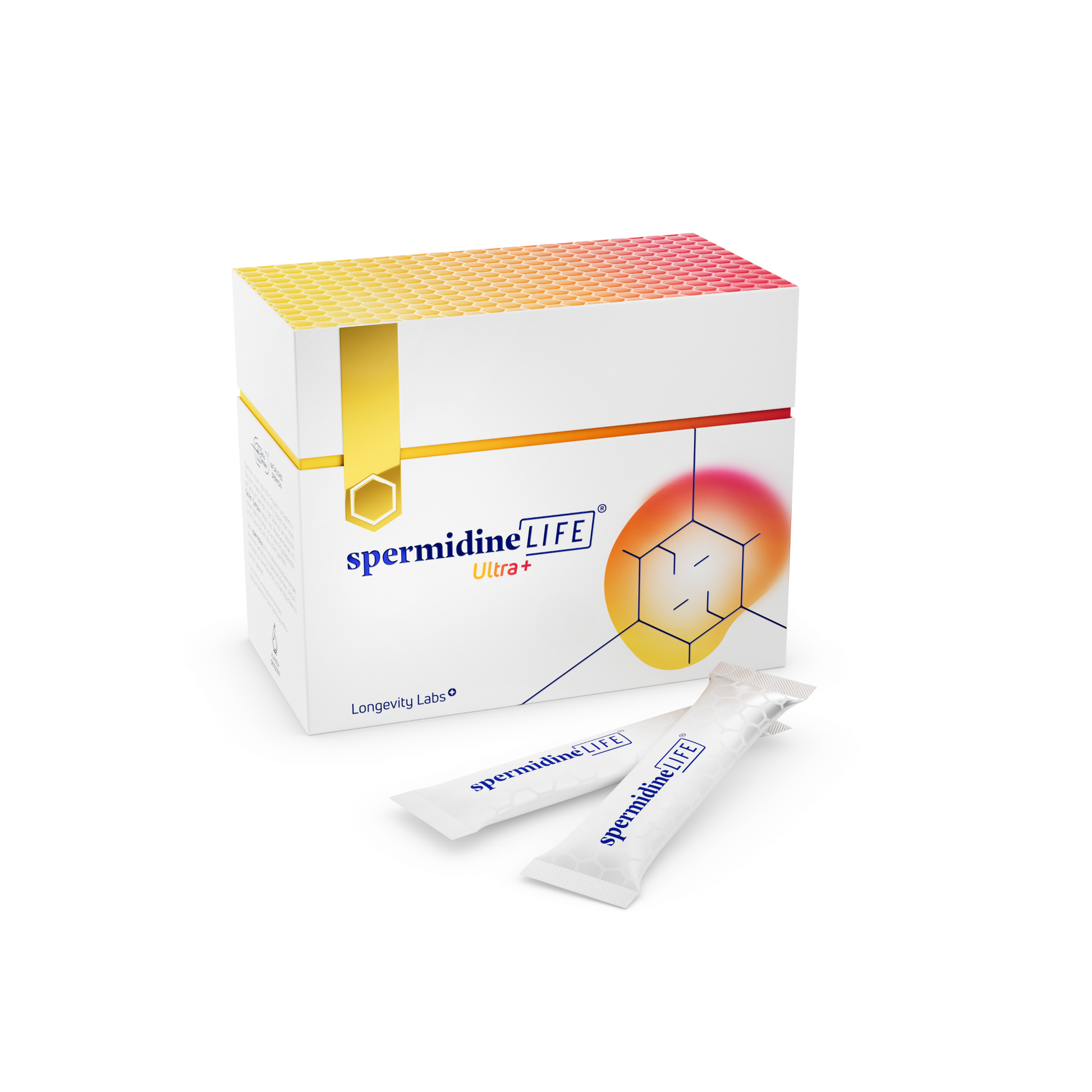 spermidineLIFE Ultra+ box and 2 packets